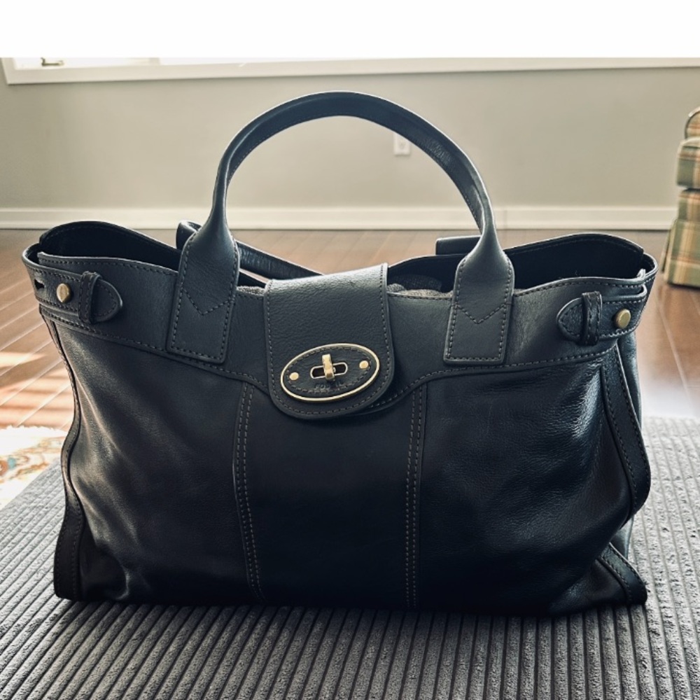 Fossil Vintage Reissu Black Leather Weekender - Picture 5 of 15